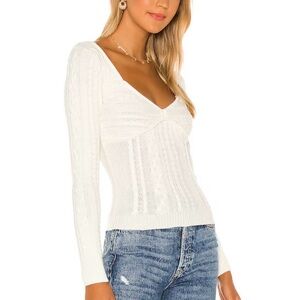 Fallone Sweater in Cream
MAJORELLE